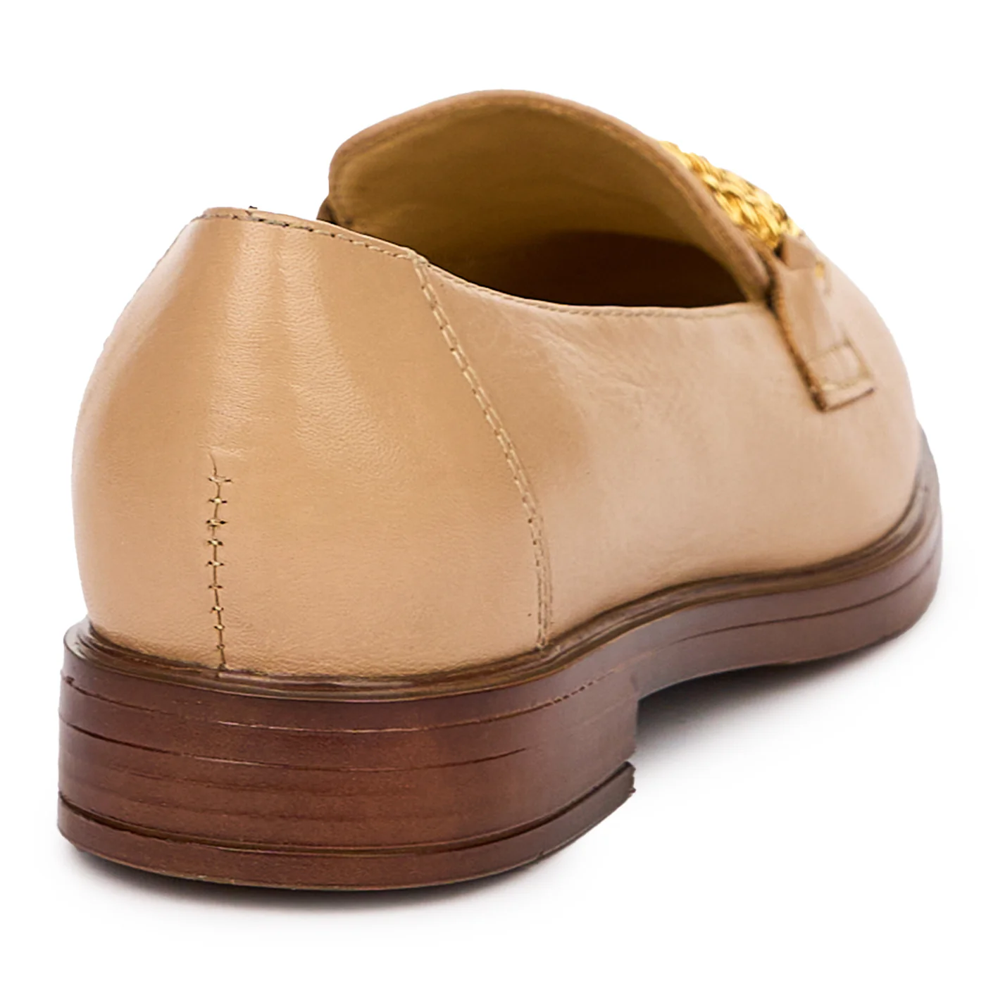 Pantofi Dama Casual Bej Din Piele Naturala 10110 - Image 2