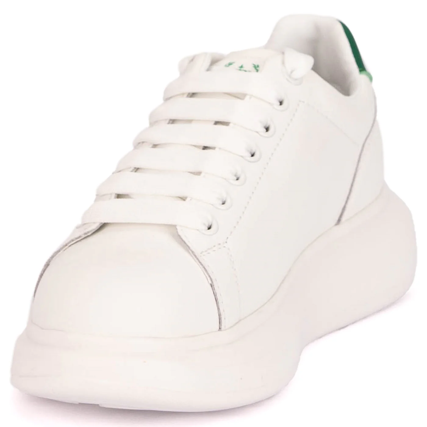 Pantofi dama casual din piele naturala alba 18781 - Image 3