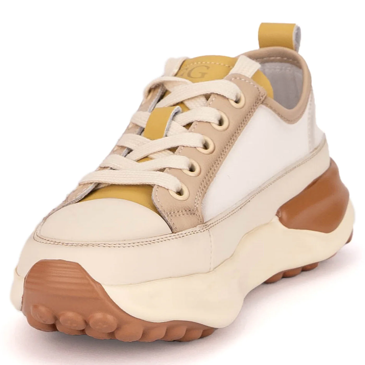 Pantofi dama casual din piele naturala multicolora 18784 - Image 3