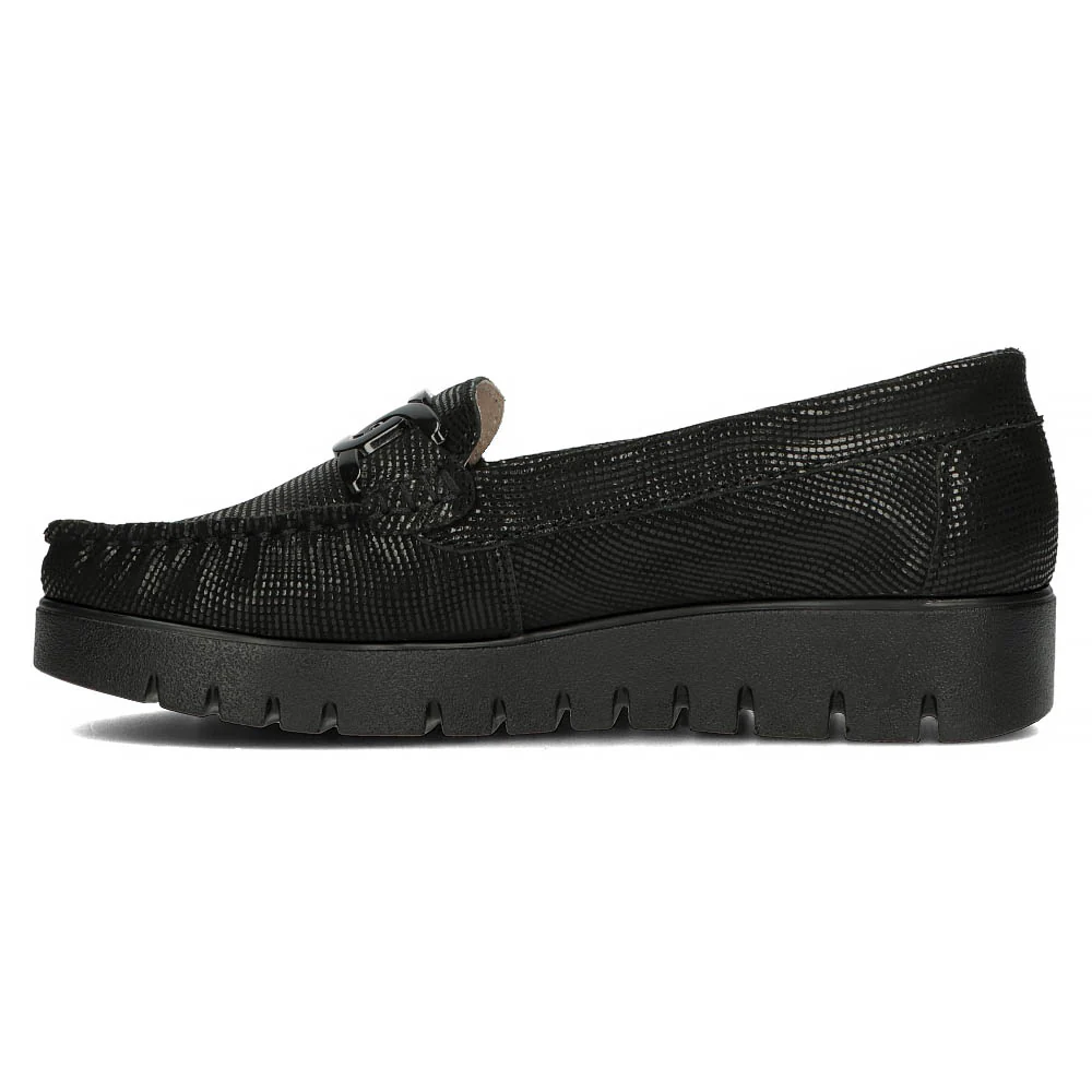 Pantofi dama casual din piele naturala neagra 13961 - Image 8