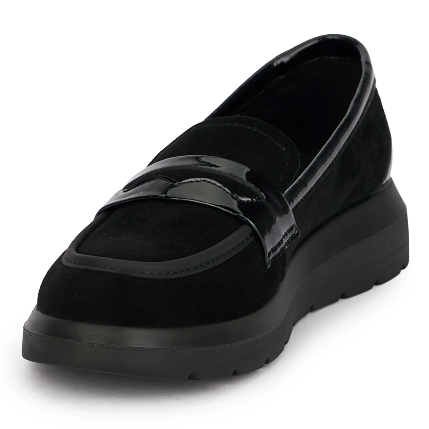 Pantofi dama casual din piele naturala neagra 18862 - Image 3