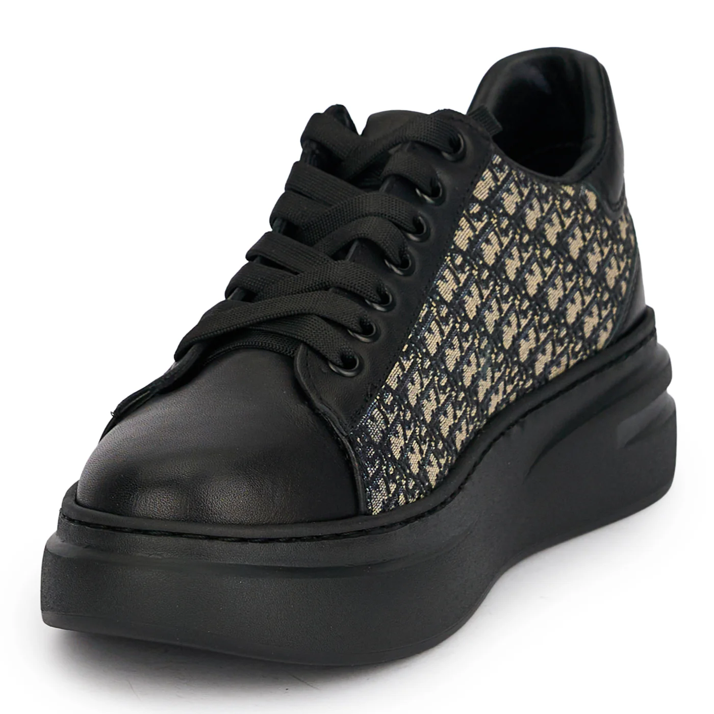 Pantofi dama casual din piele naturala neagra 18869 - Image 3