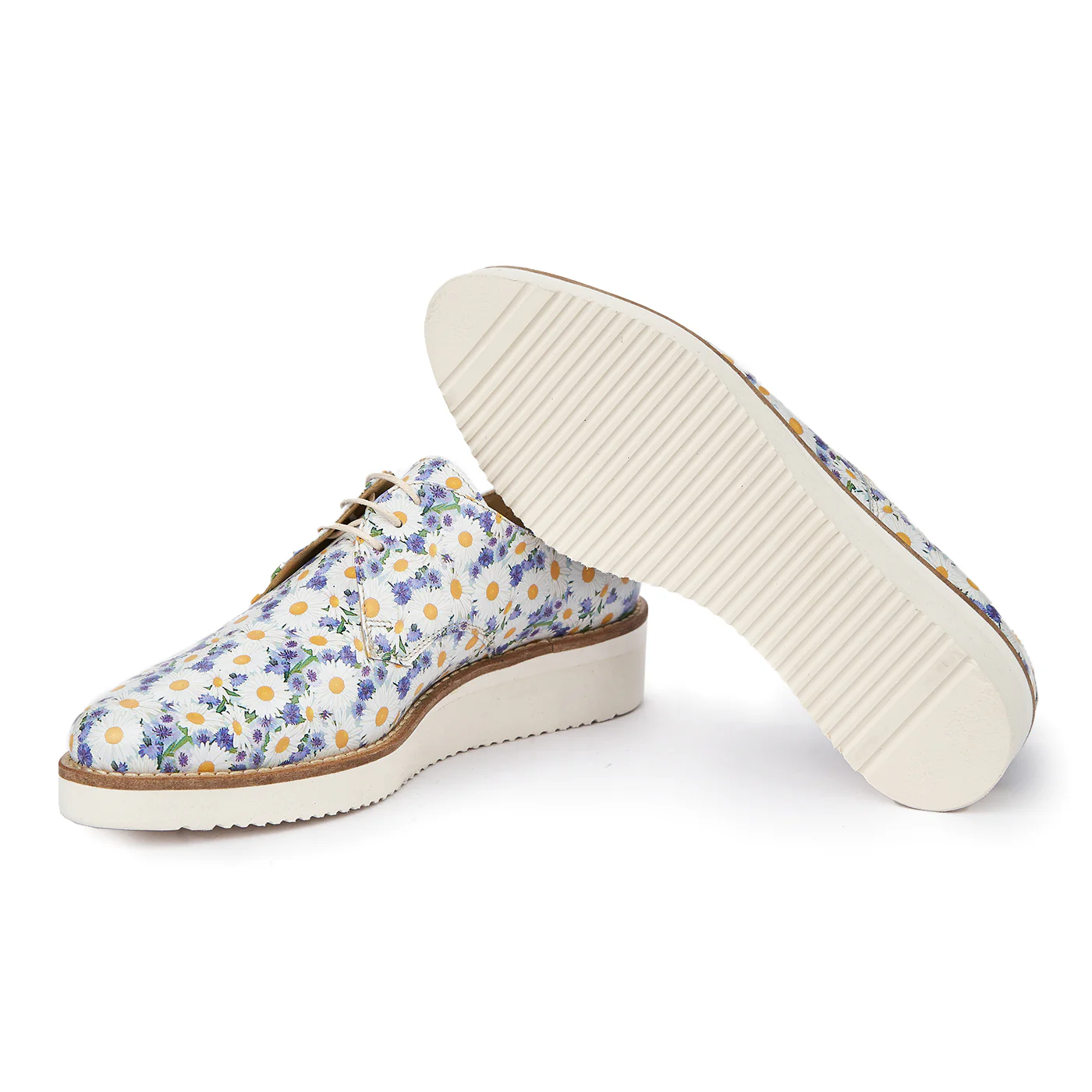 Pantofi dama piele naturala cu talpa usoara model floral 1931 - Image 3