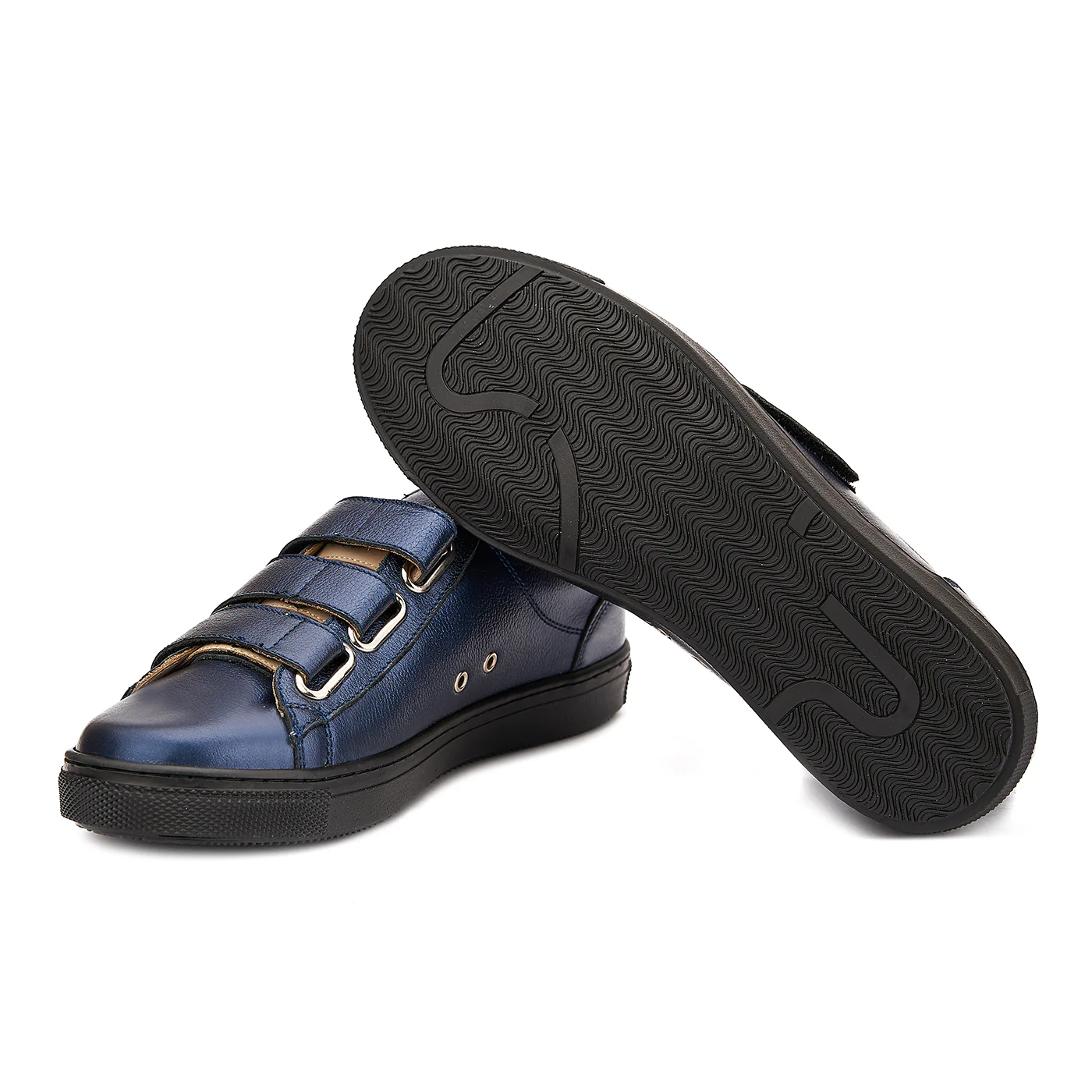 Pantofi Dama cu Arici din Piele Naturala Albastra 1470 - Image 3