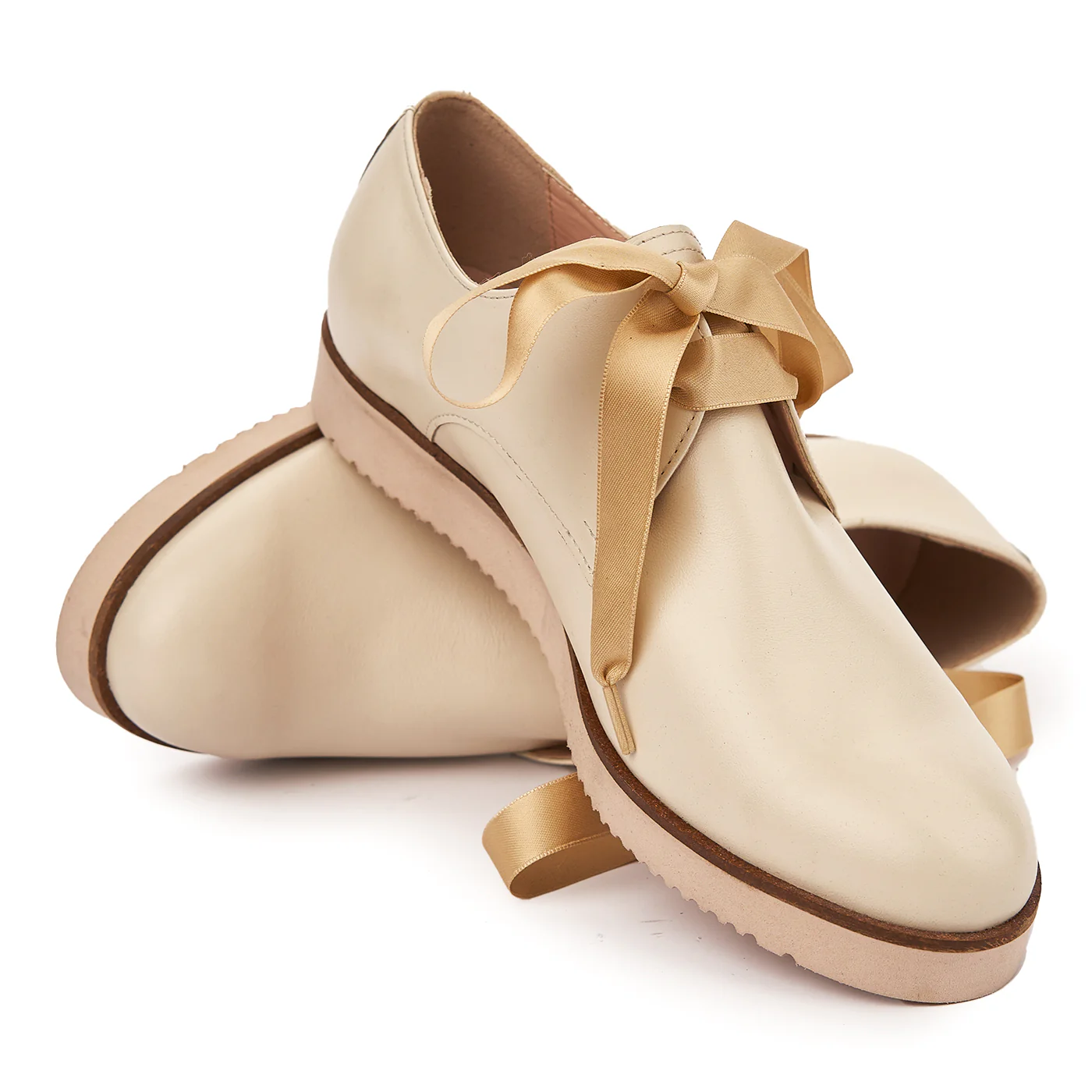 Pantofi dama cu siret din Piele Naturala 8062 - Image 4