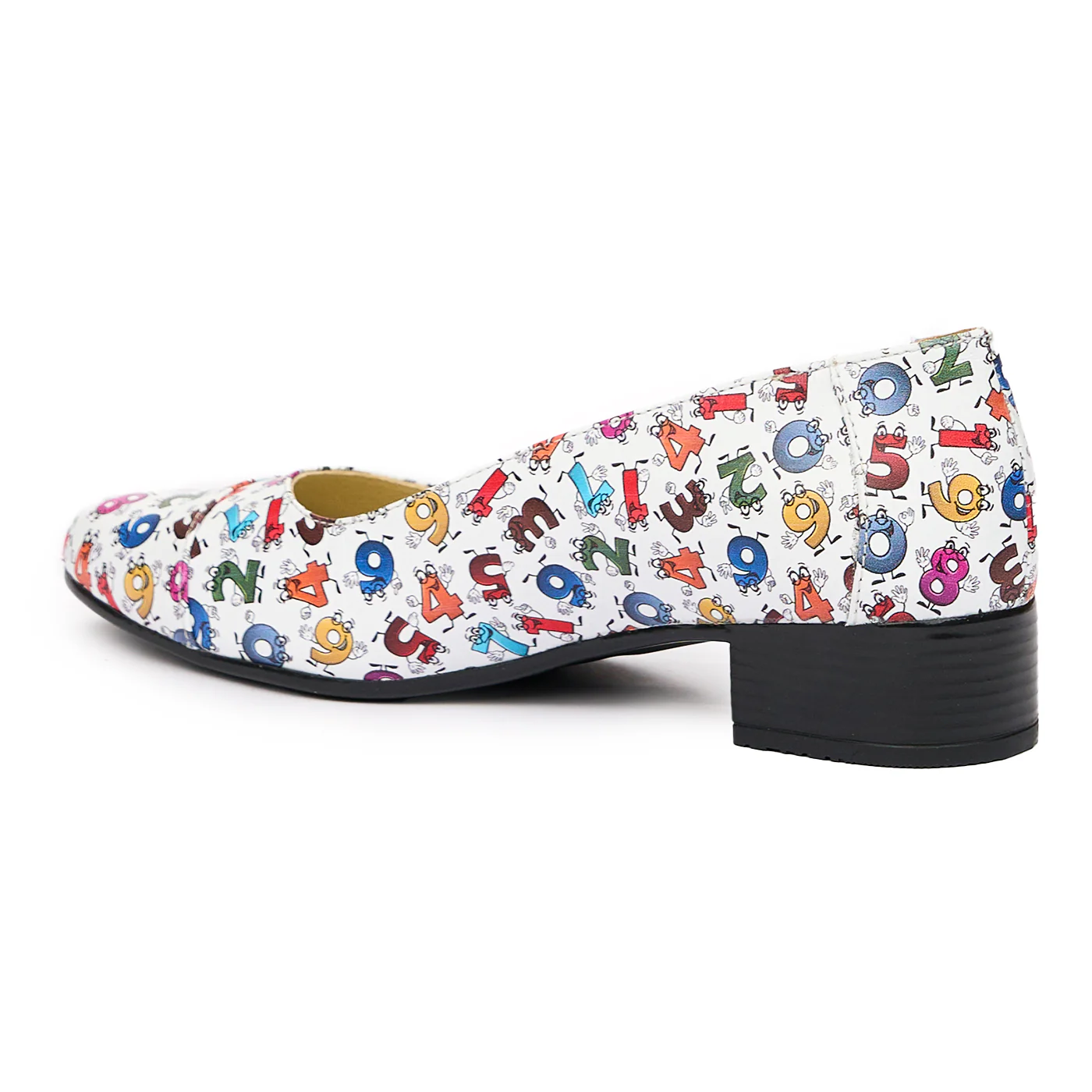 Pantofi dama cu toc mic din piele naturala 9448 - Image 3