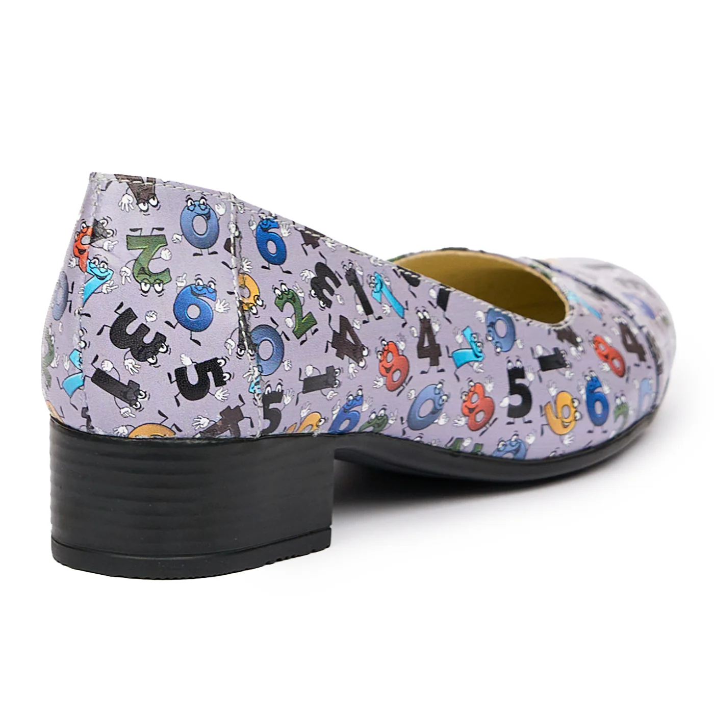 Pantofi dama cu toc mic din piele naturala 9449 - Image 2