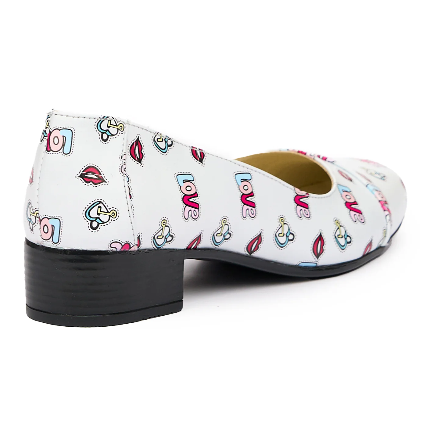 Pantofi dama cu toc mic din piele naturala 9452 - Image 2