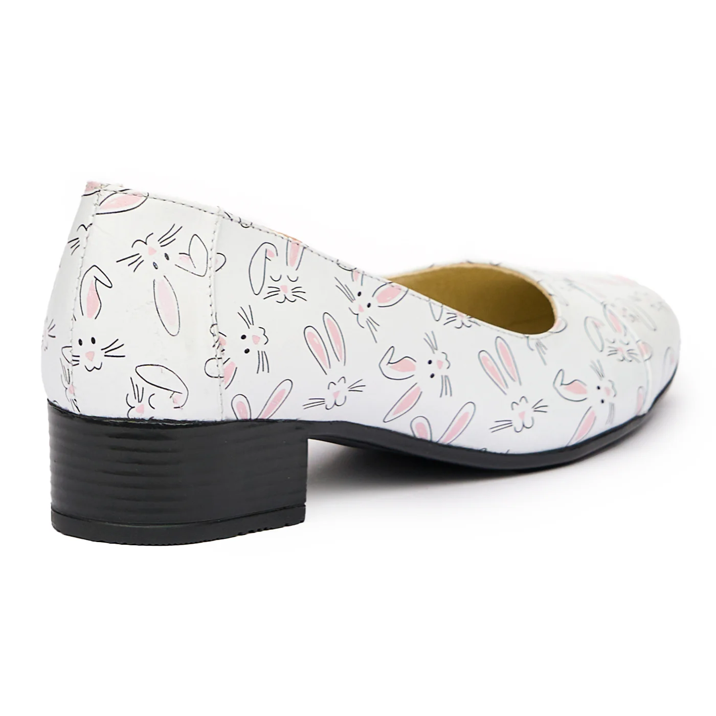 Pantofi dama cu toc mic din piele naturala 9454 - Image 2