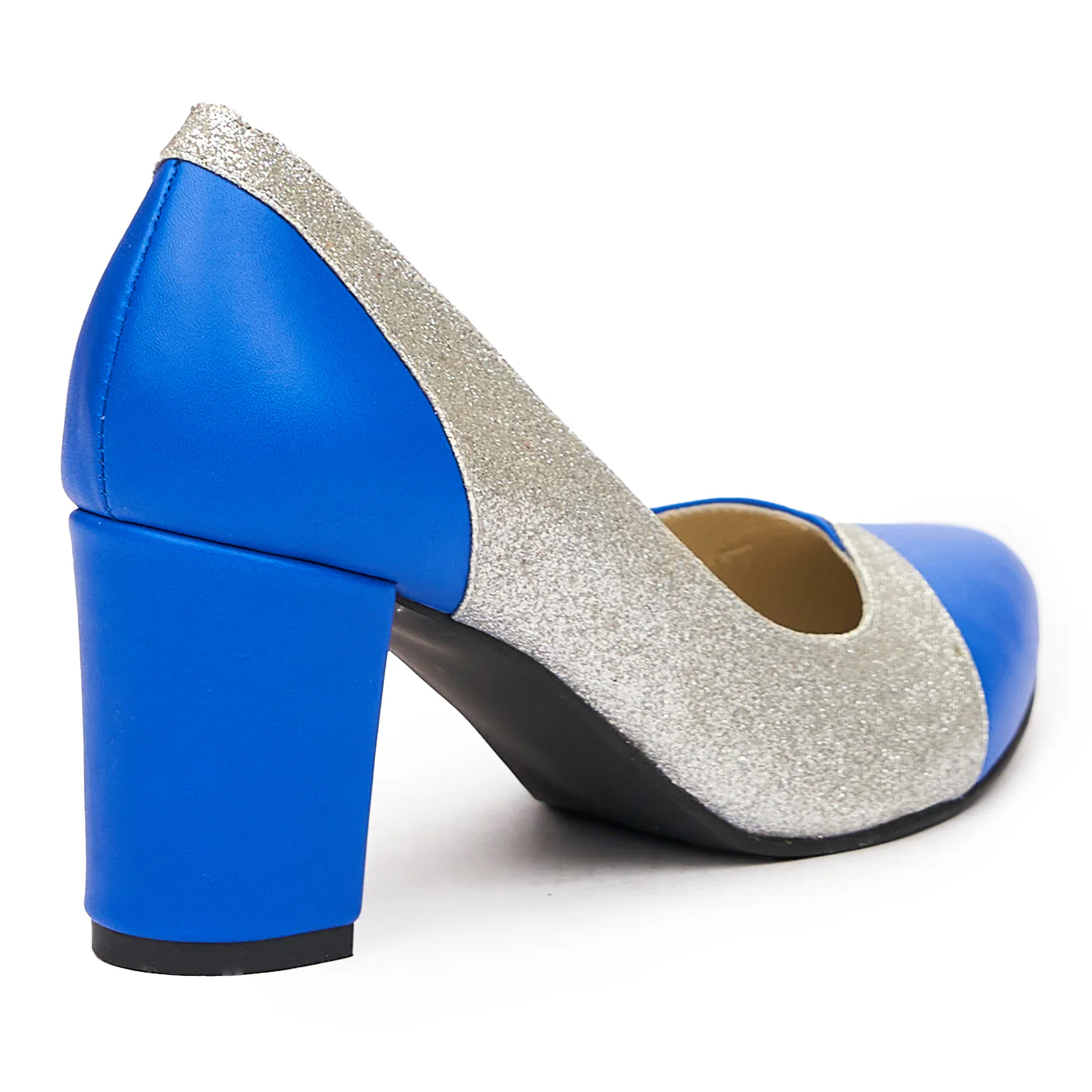 Pantofi dama din piele albastra 9354 - Image 2