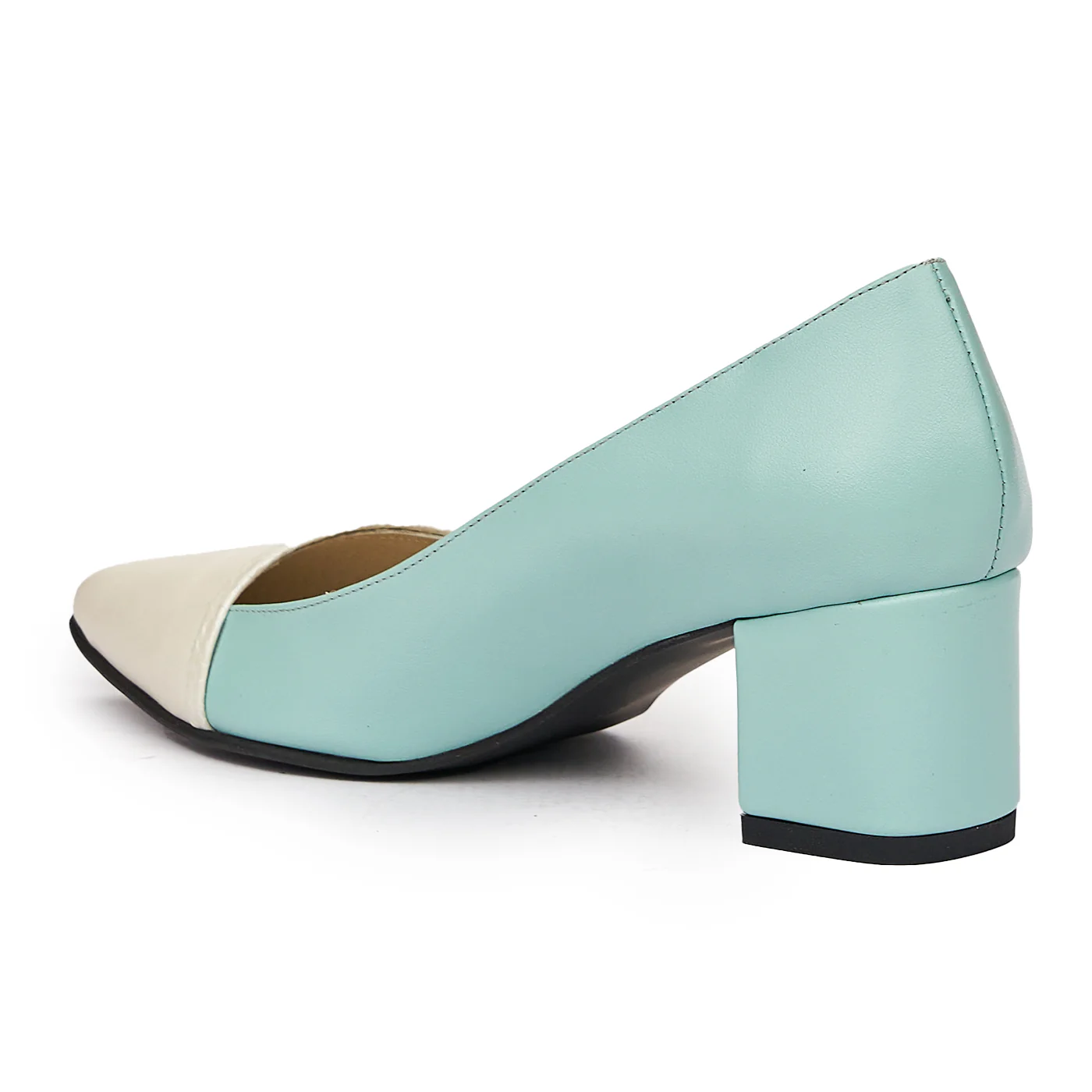 Pantofi dama din piele albastra 9362 - Image 3