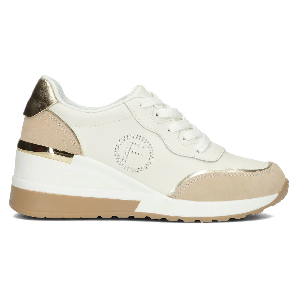 Pantofi dama din piele naturala alba 13138