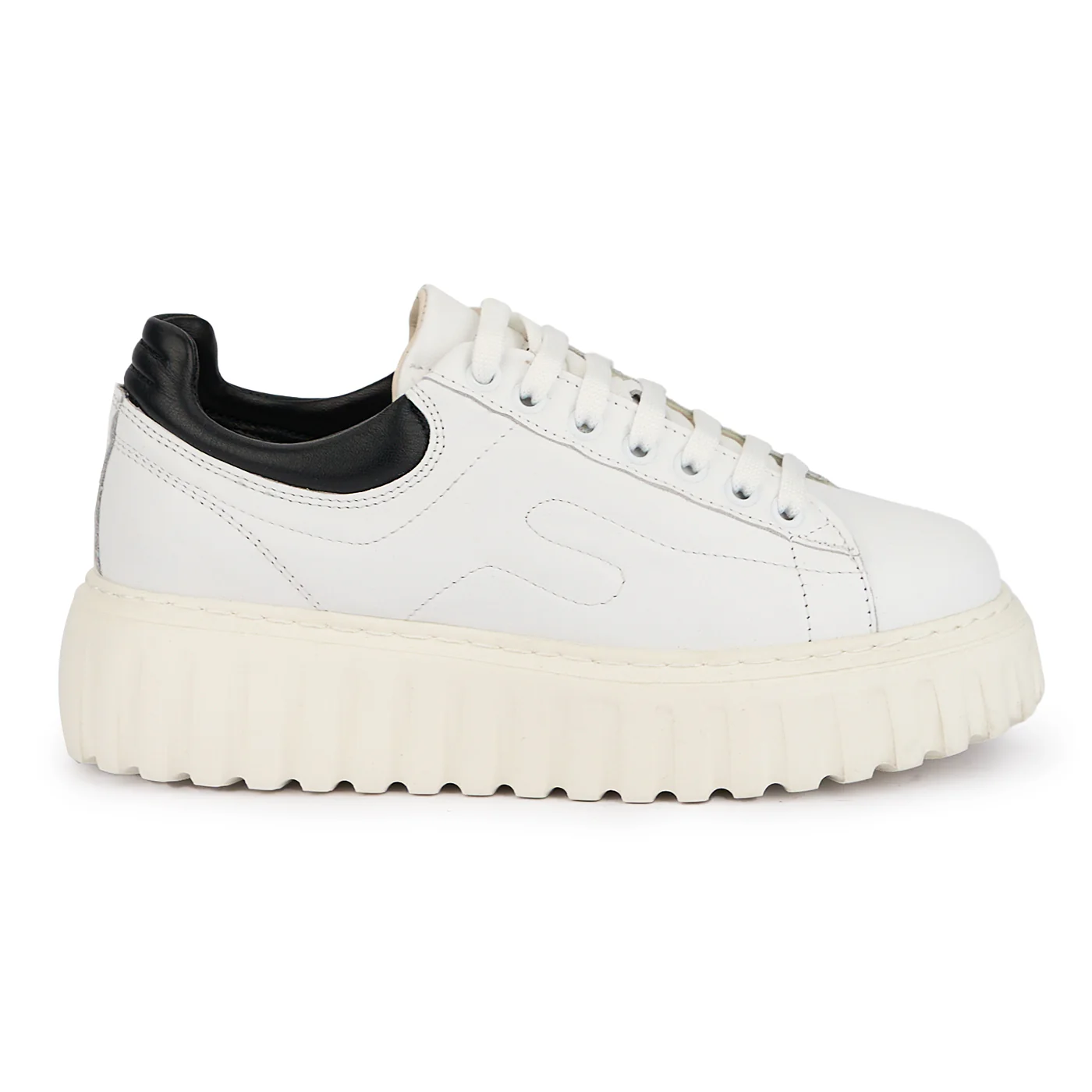 Pantofi dama din piele naturala alba 16940 - Image 2