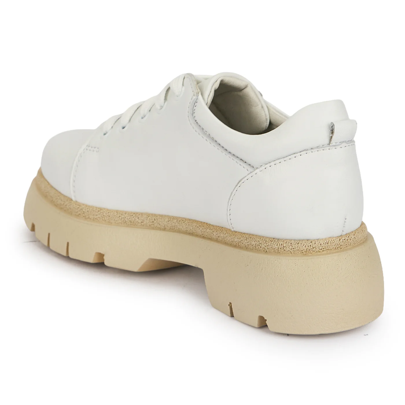 Pantofi dama din piele naturala alba 19610 - Image 2