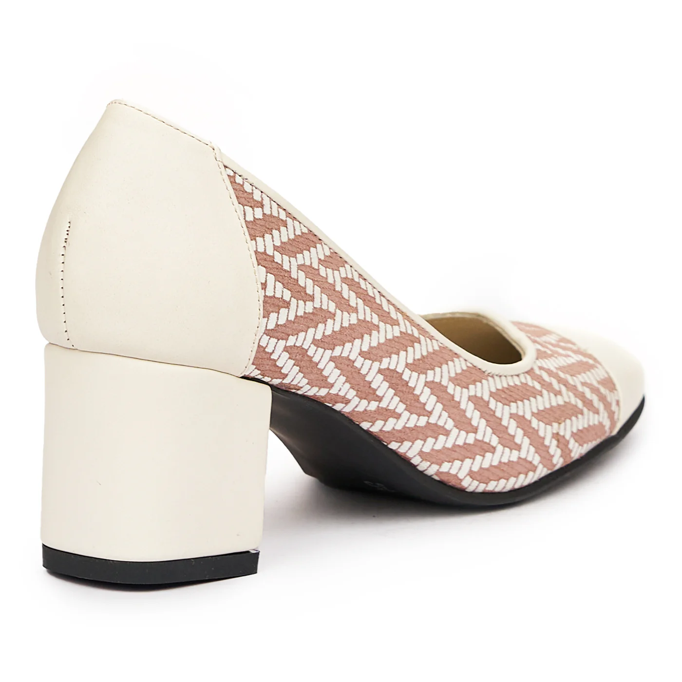Pantofi dama din piele naturala alba 9376 - Image 2
