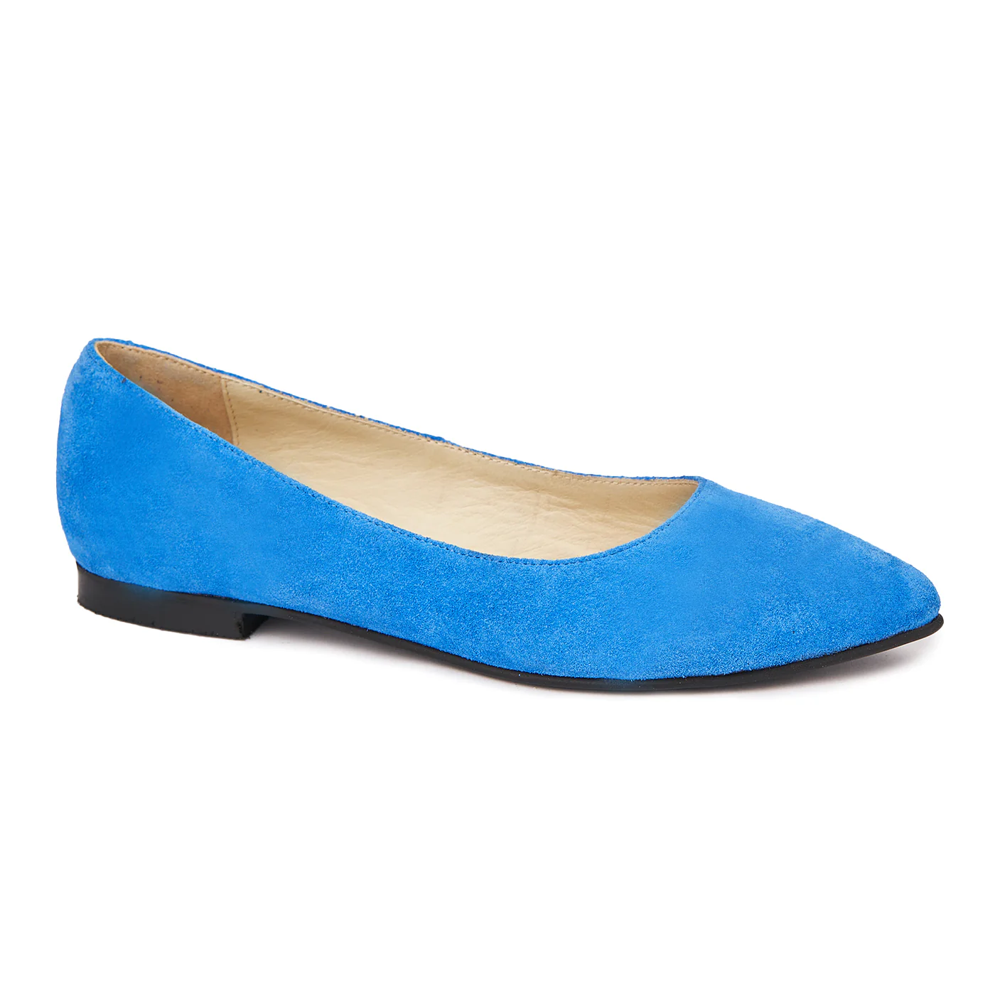 Pantofi dama din piele naturala albastra 4520