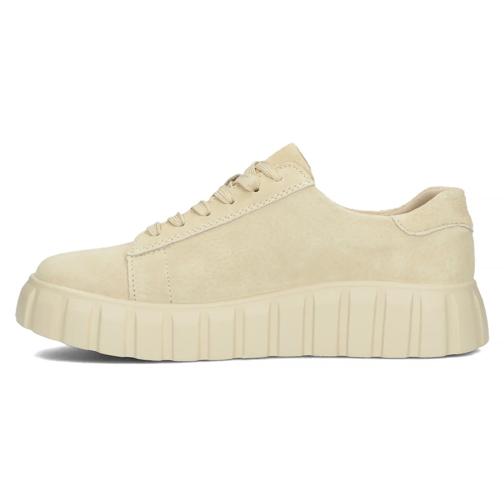 Pantofi sport dama din piele naturala bej 13014 - Image 3