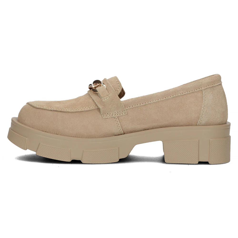 Pantofi dama din piele naturala bej 13021 - Image 3