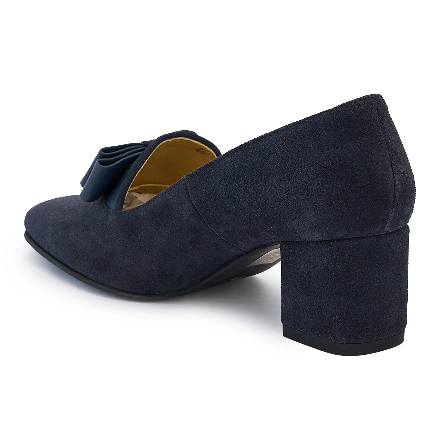 Pantofi dama din piele naturala bleumarin 14055 - Image 2