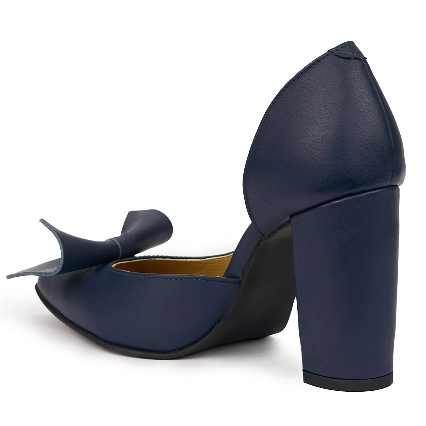 Pantofi dama din piele naturala bleumarin 14056 - Image 2