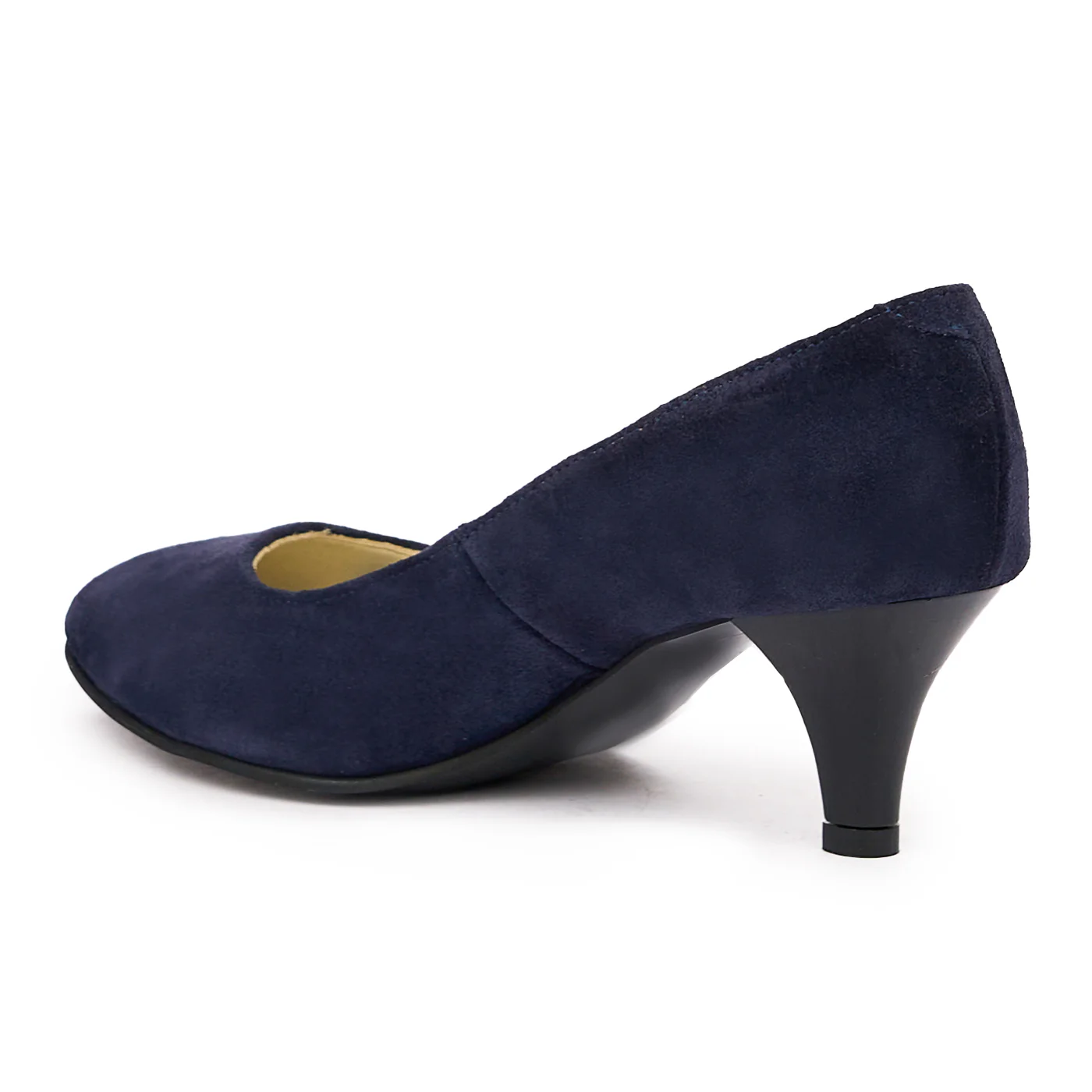 Pantofi dama din piele naturala bleumarin 9250 - Image 3