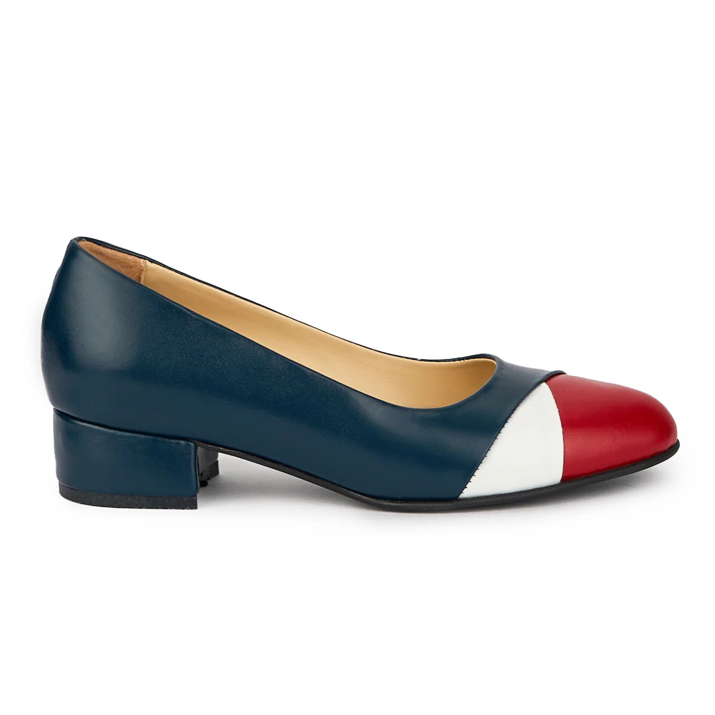 Pantofi dama din piele naturala verde cu toc mic 3 cm 15574
