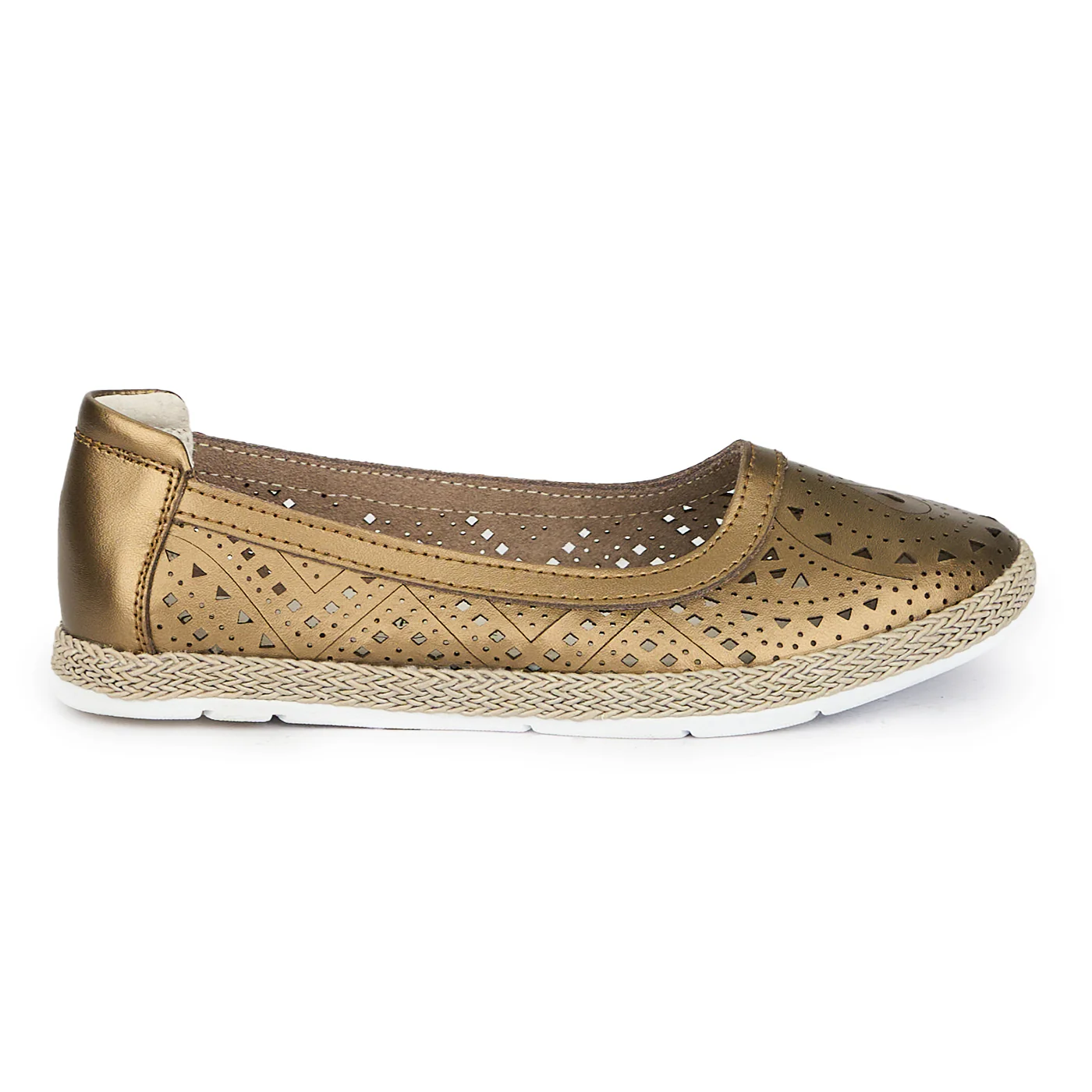 Pantofi dama din piele naturala cu talpa joasa 17657