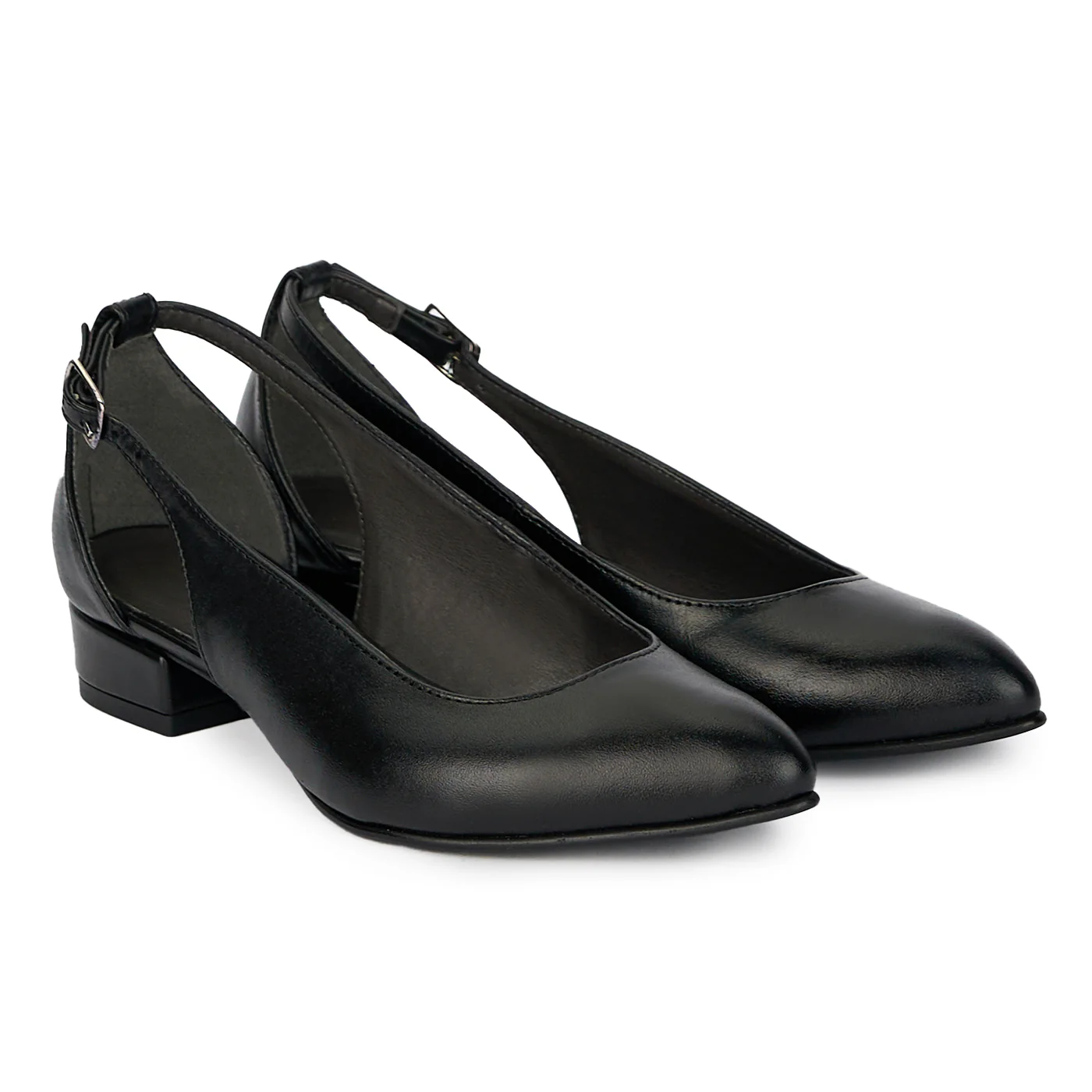 Pantofi dama din piele naturala cu toc mic 3 cm 17937 - Image 4