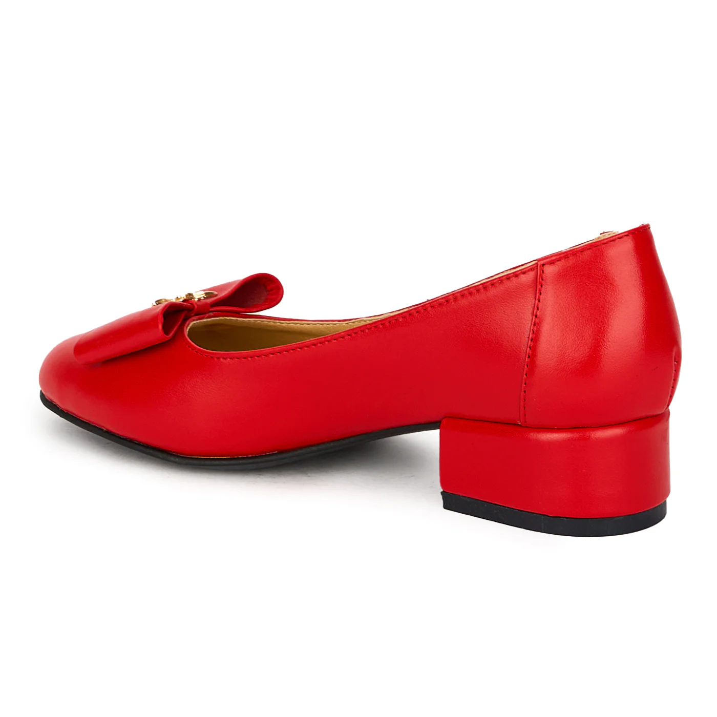 Pantofi dama din piele naturala cu toc mic gros 3 cm 17863 - Image 2