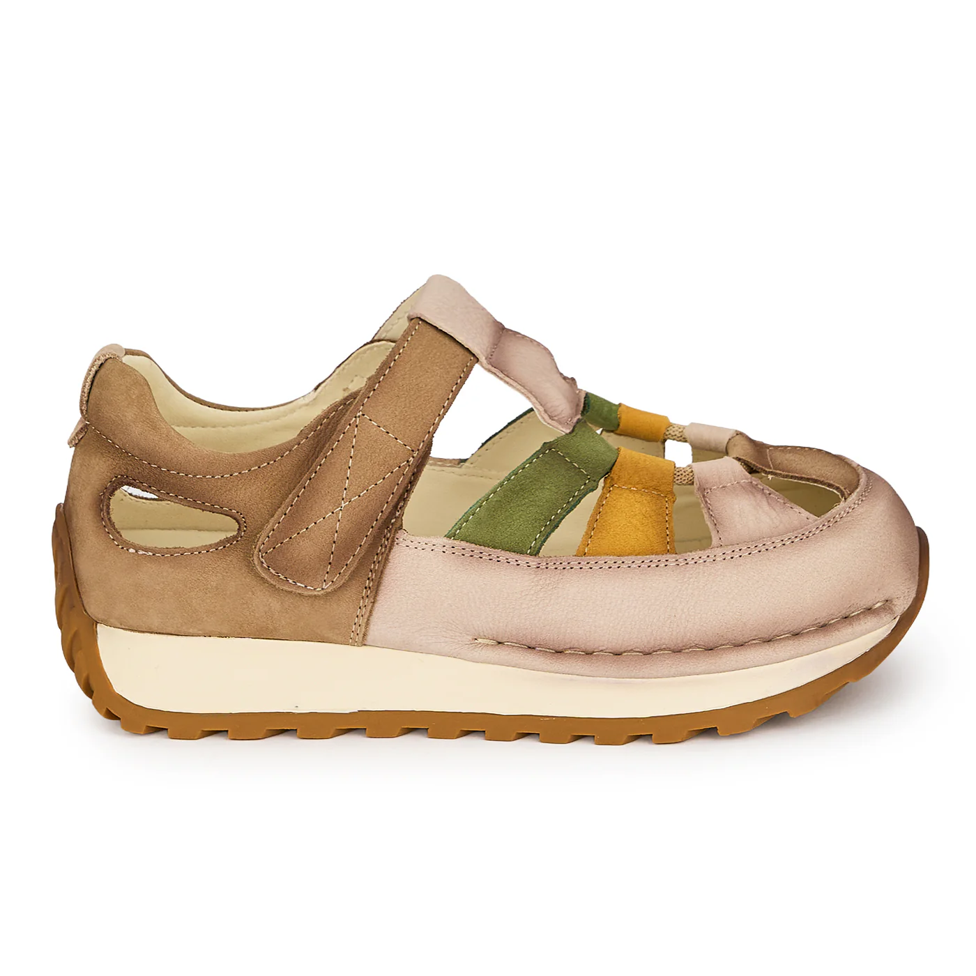 Pantofi dama din piele naturala decupata 19339