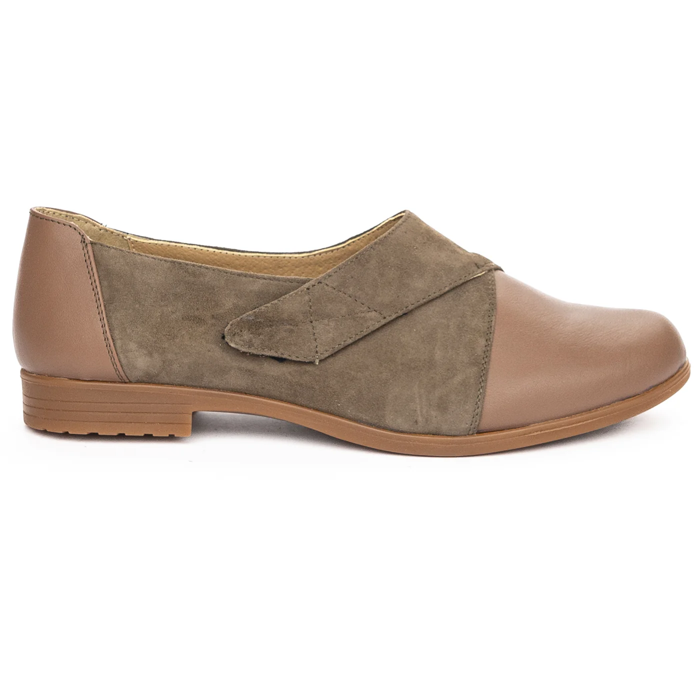 Pantofi dama din piele naturala maro 13948