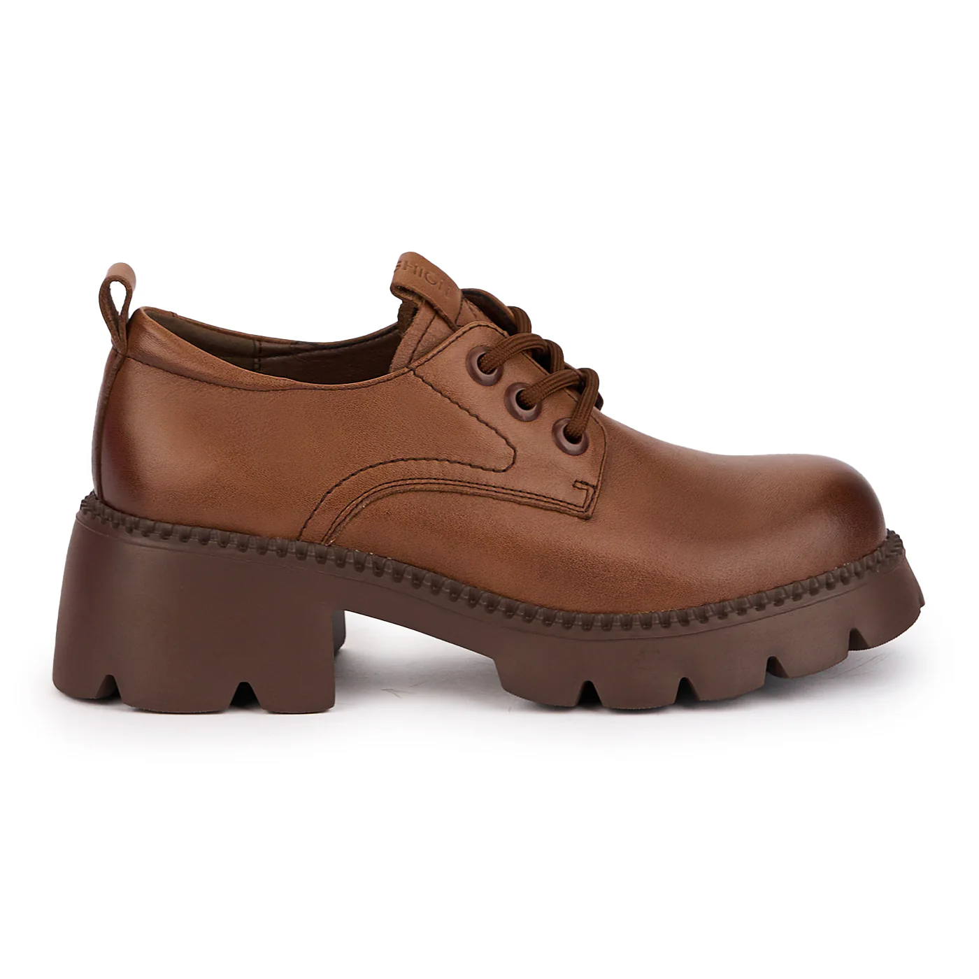 Pantofi dama din piele naturala maro 16839
