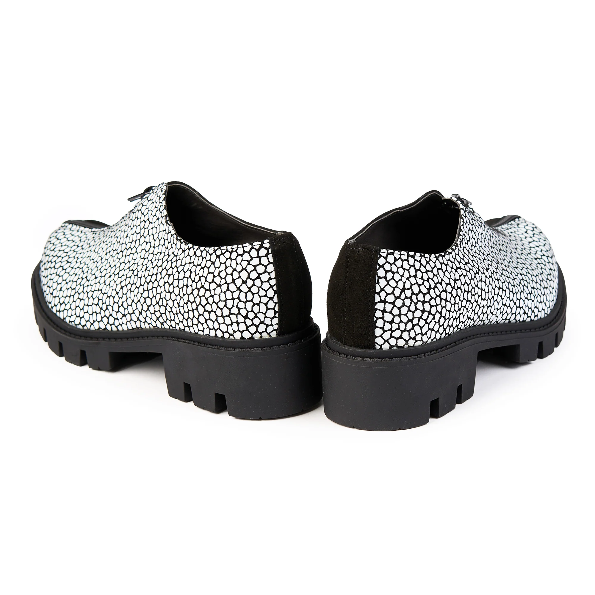 Pantofi dama din piele naturala multicolor 14824 - Image 4