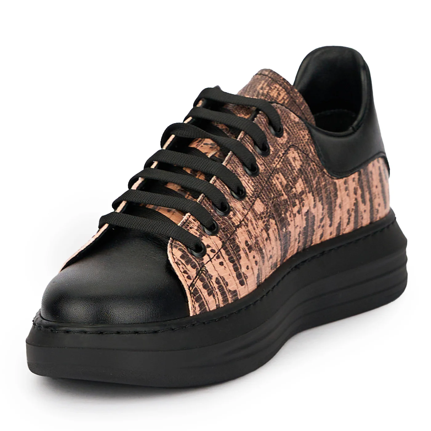 Pantofi dama din piele naturala multicolor 15524 - Image 3