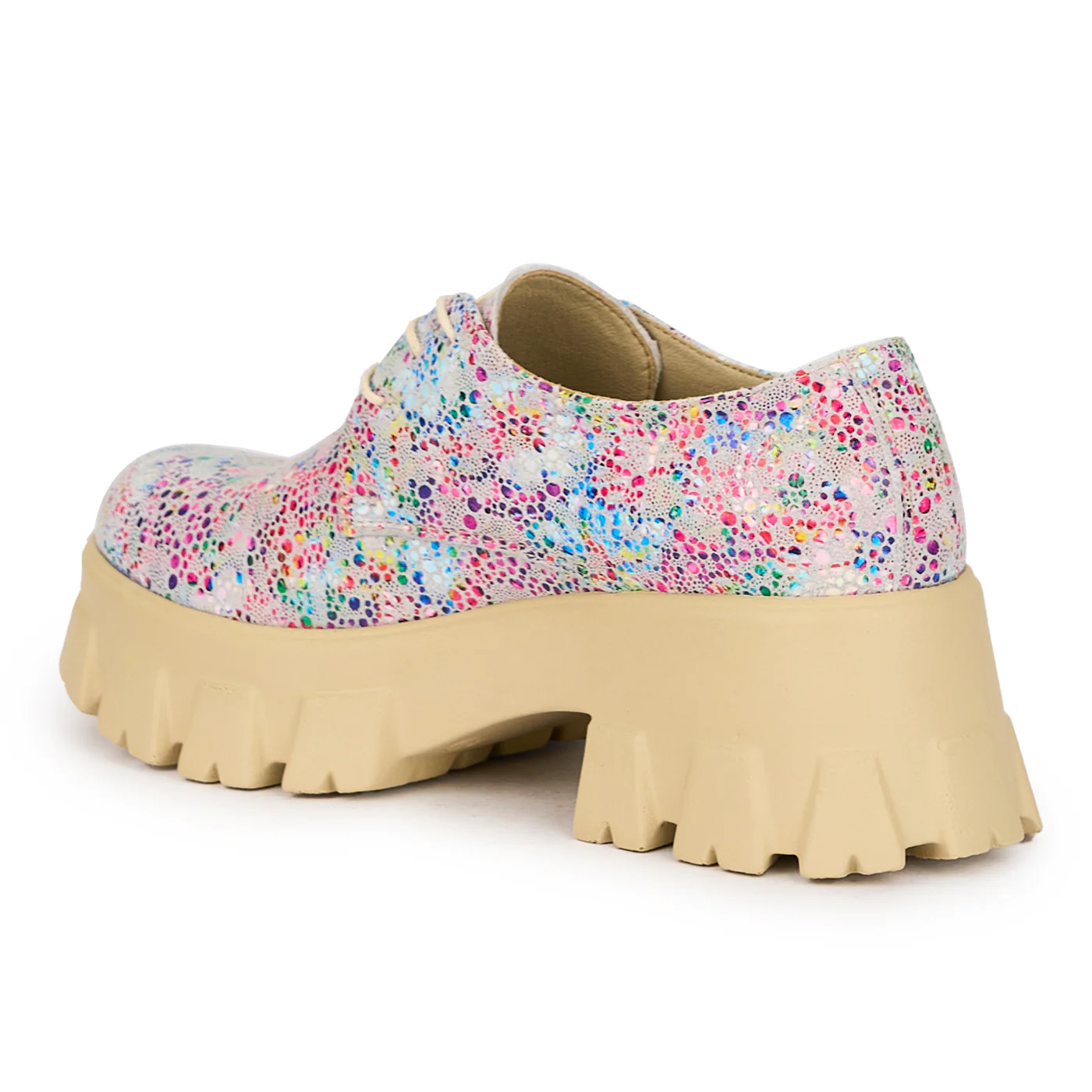 Pantofi dama din piele naturala multicolor 15999 - Image 2