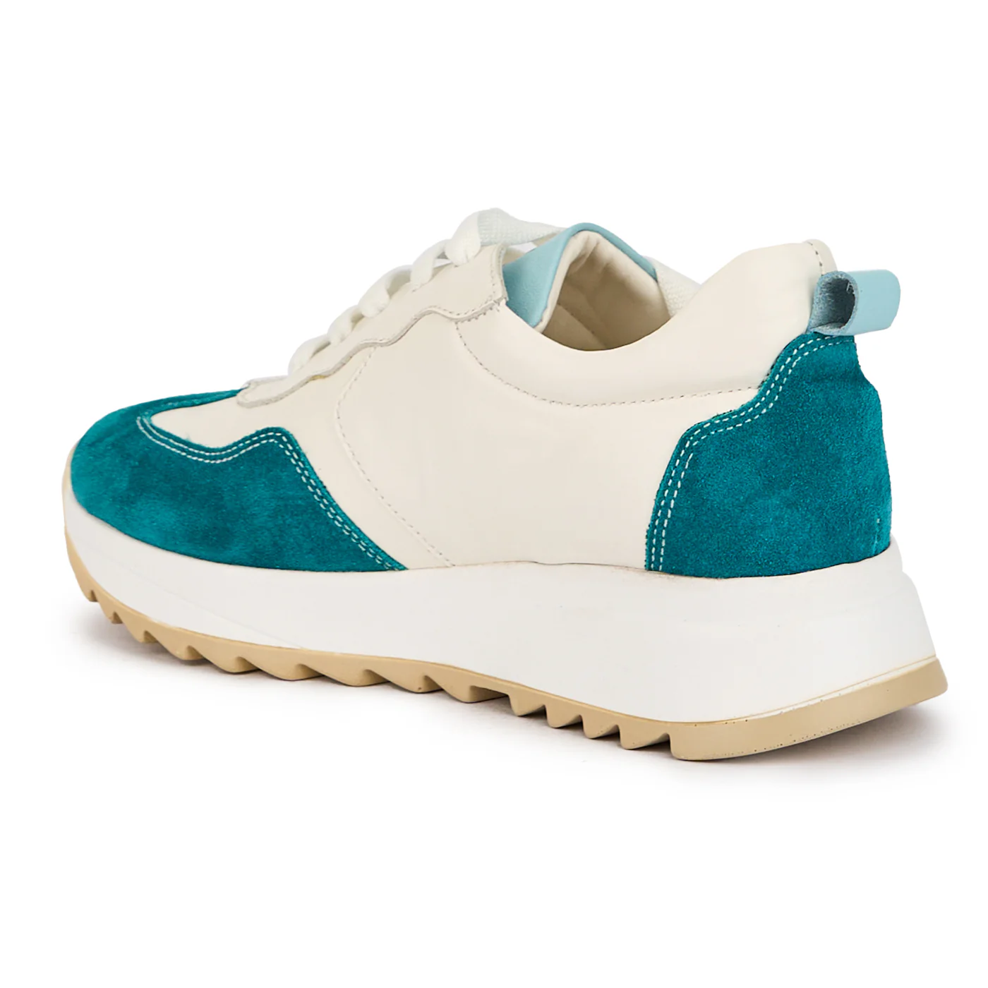 Pantofi dama din piele naturala multicolor 16079 - Image 2