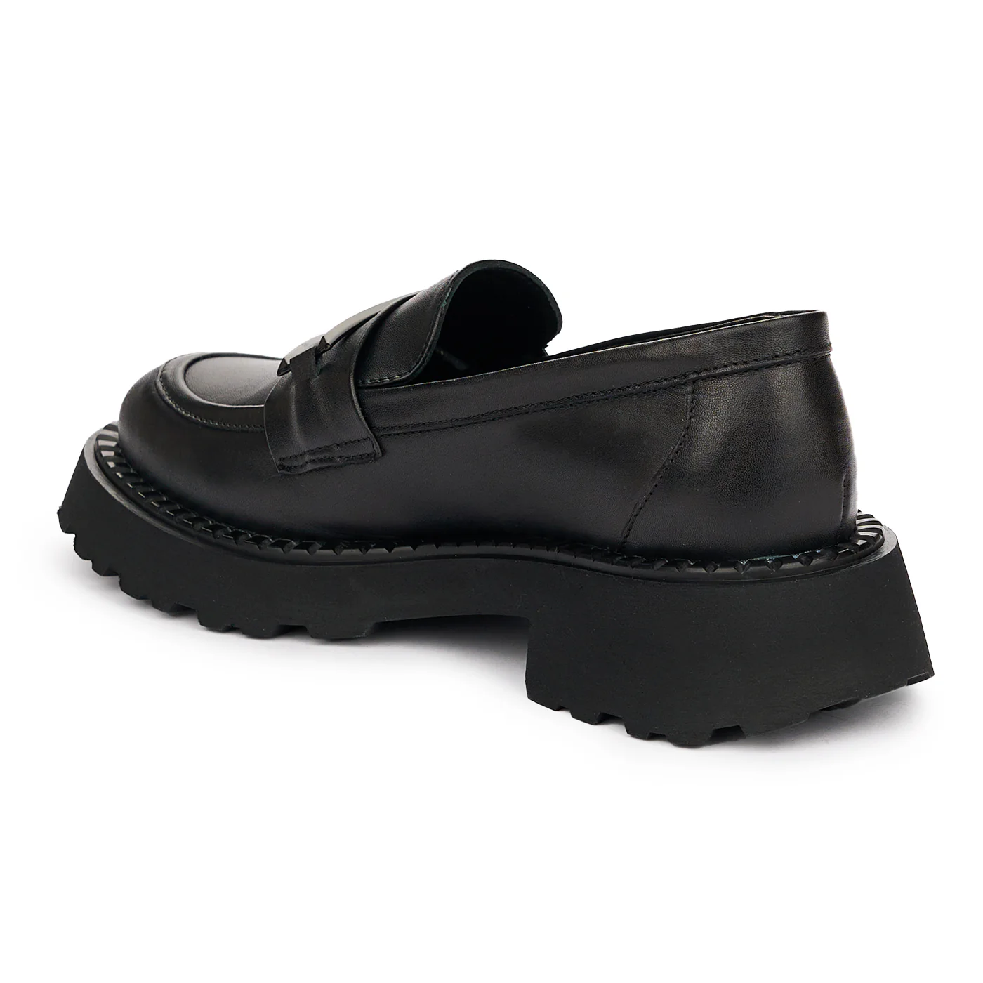 Pantofi dama din piele naturala neagra 12997 - Image 2
