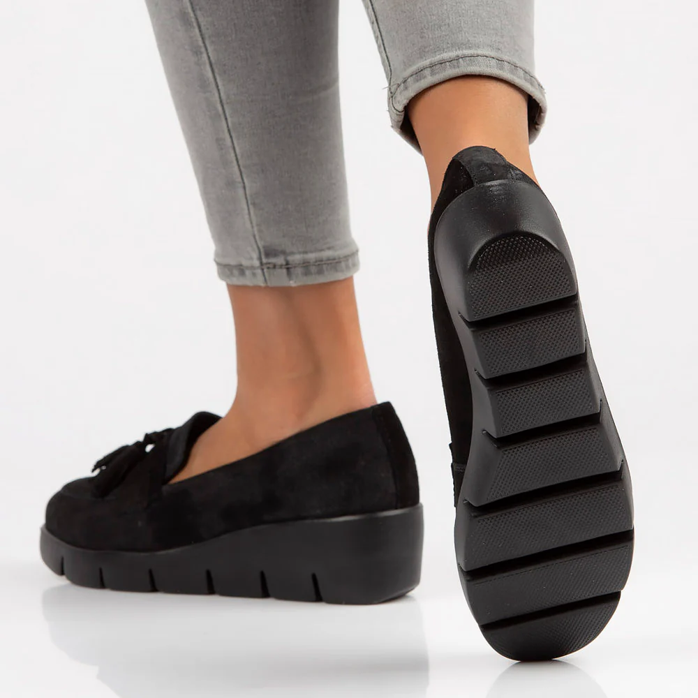 Pantofi dama din piele naturala neagra 13002 - Image 9