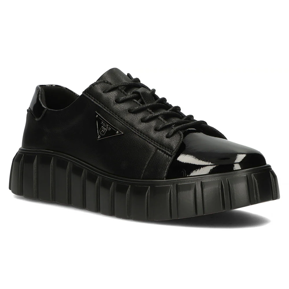 Pantofi dama din piele naturala neagra 13003 - Image 2