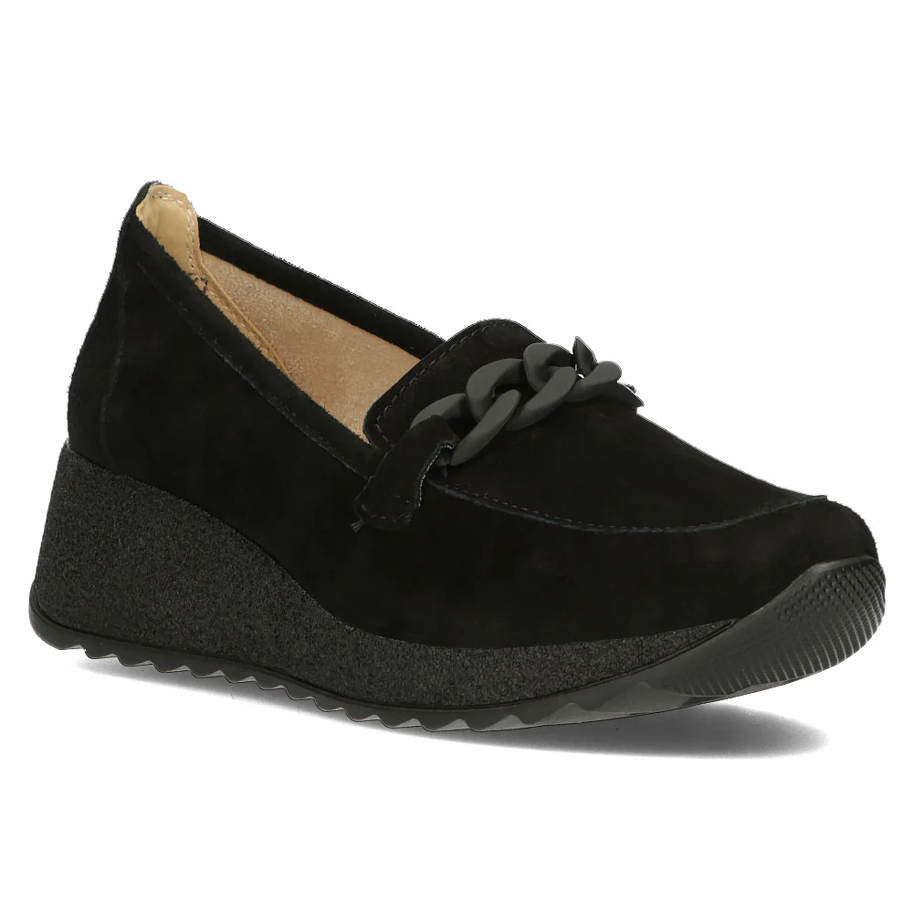 Pantofi dama din piele naturala neagra 13029 - Image 2