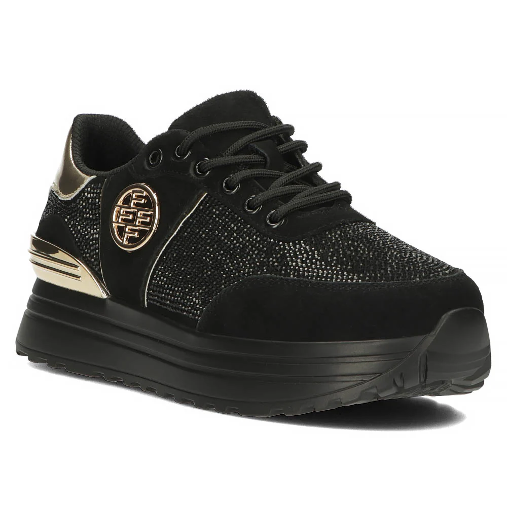 Pantofi dama din piele naturala neagra 13065 - Image 2