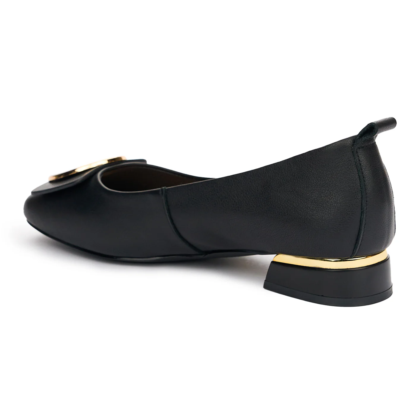 Pantofi dama din piele naturala neagra 13106 - Image 2