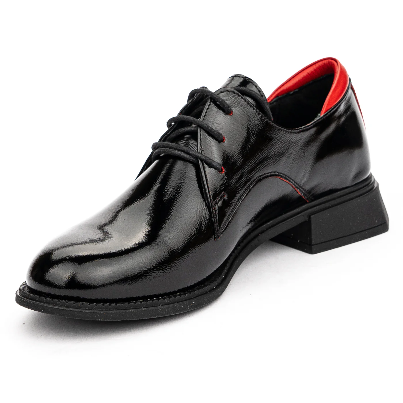 Pantofi dama din piele naturala neagra 13134 - Image 3