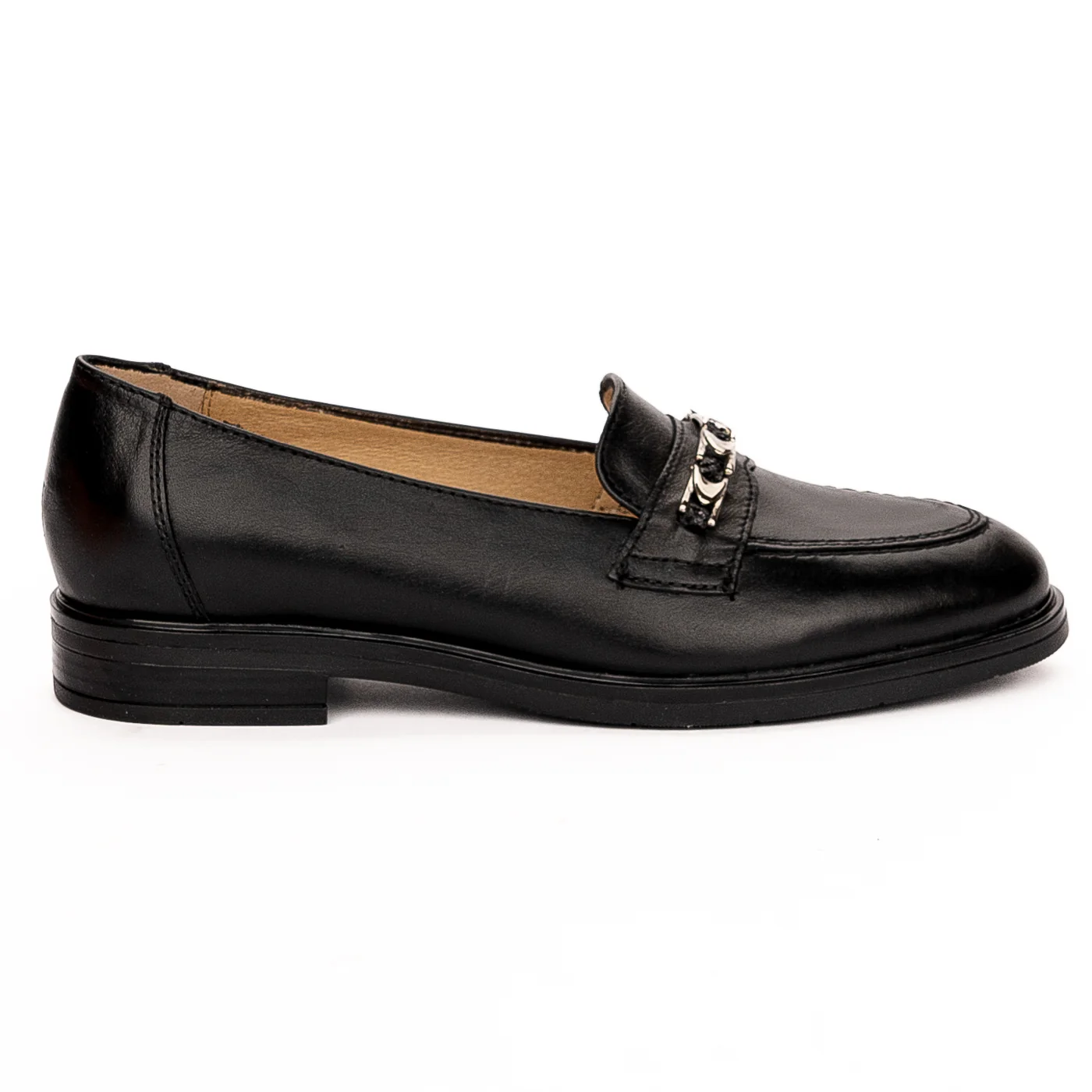 Pantofi dama din piele naturala neagra 13201
