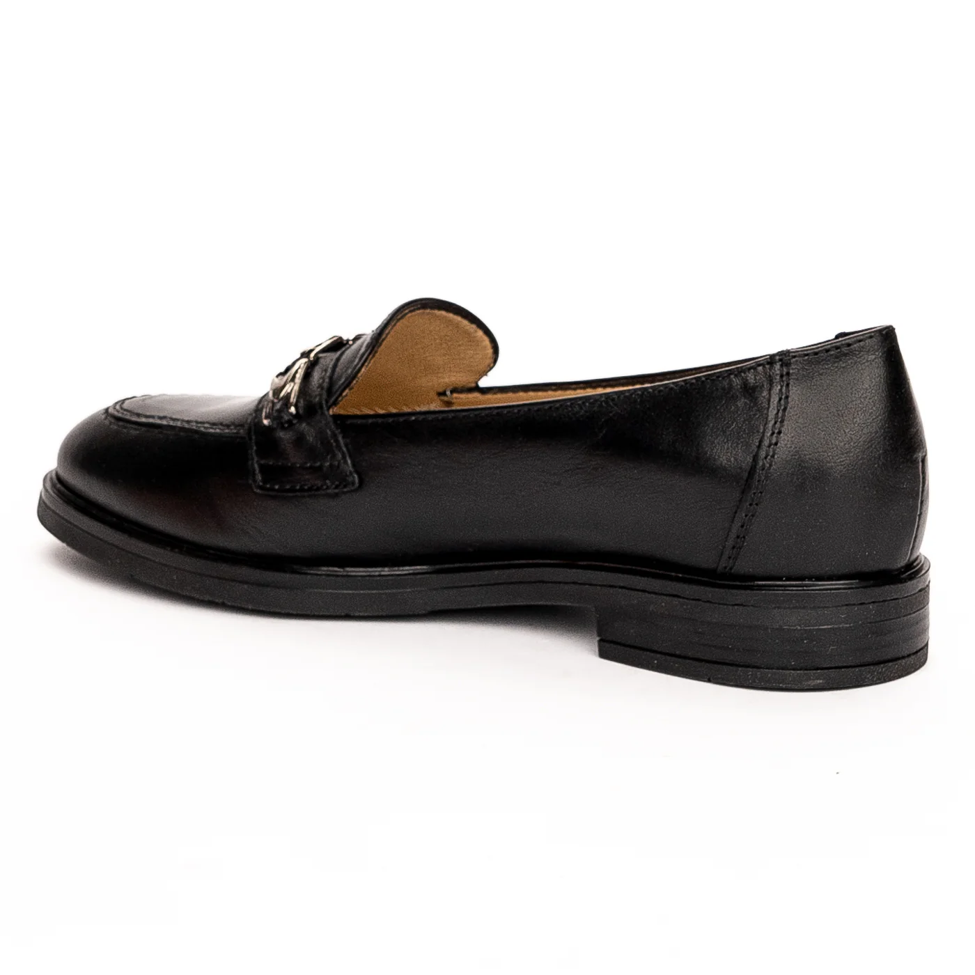 Pantofi dama din piele naturala neagra 13201 - Image 2