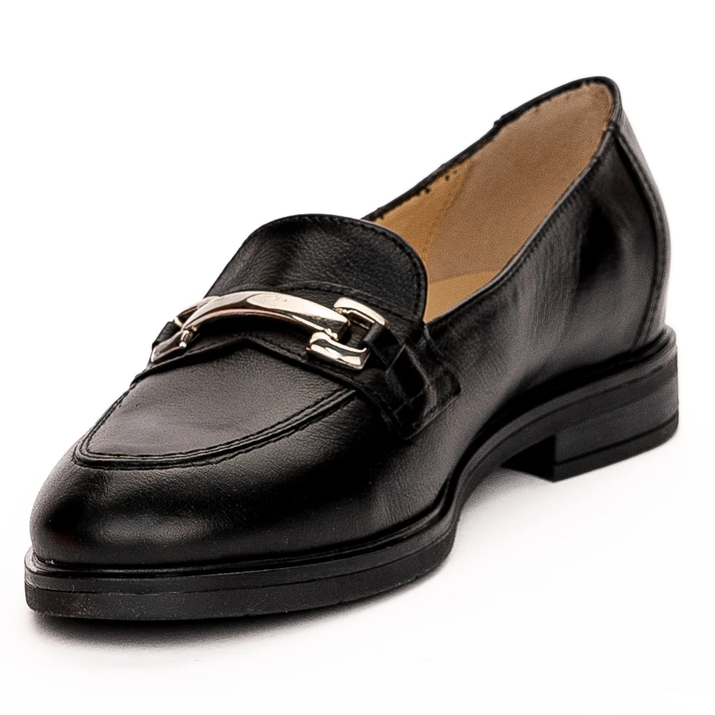 Pantofi dama din piele naturala neagra 13202 - Image 3