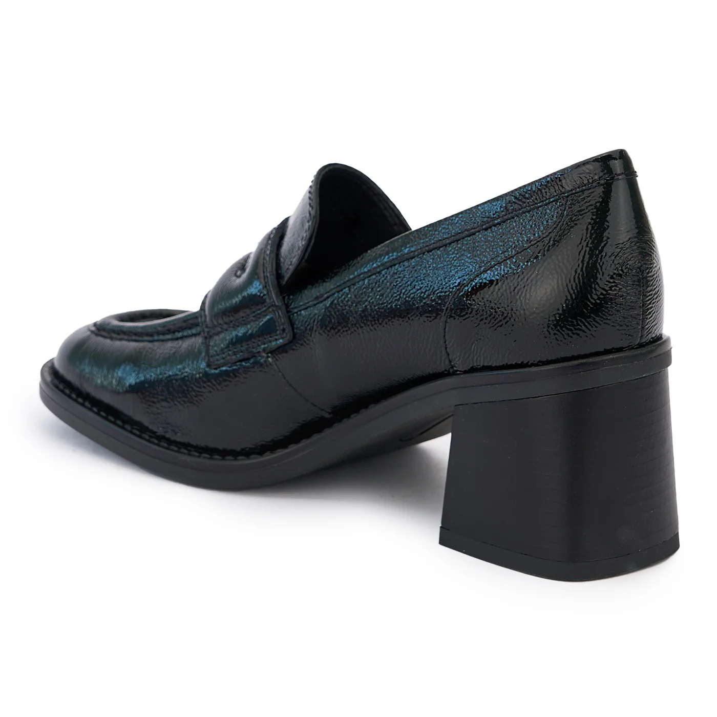 Pantofi dama din piele naturala neagra 14005 - Image 2