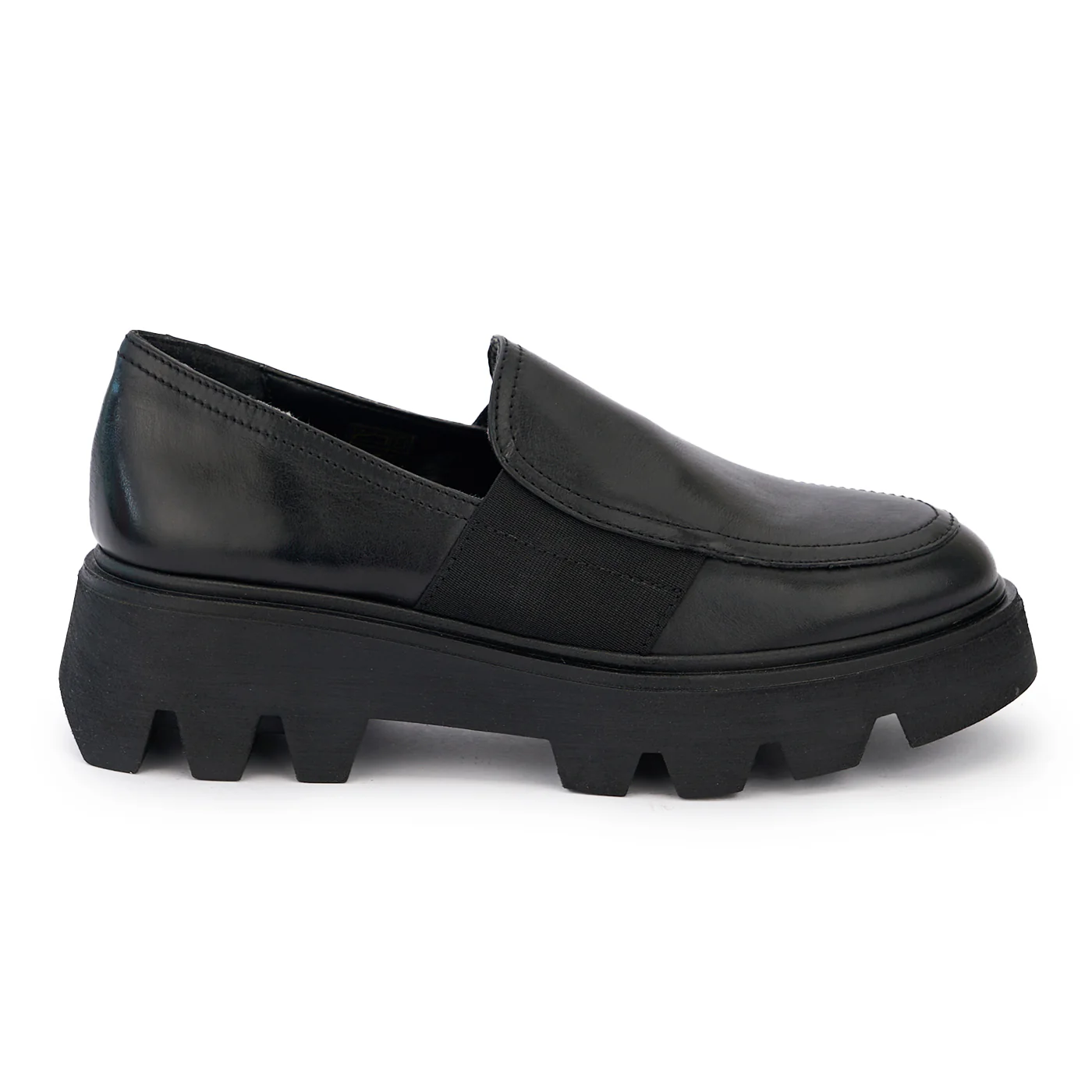 Pantofi dama din piele naturala neagra 14006