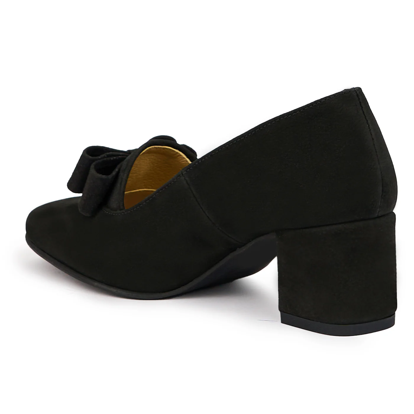 Pantofi dama din piele naturala neagra 14059 - Image 2