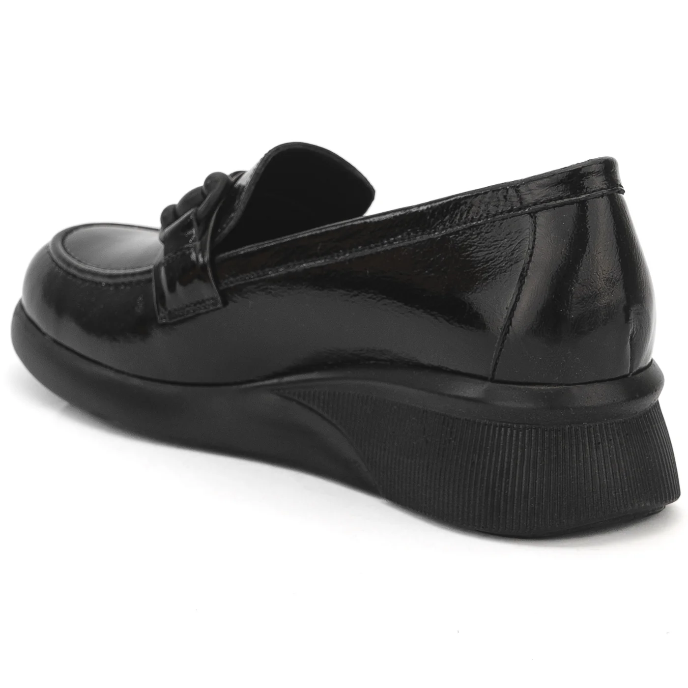 Pantofi dama din piele naturala neagra 14065 - Image 2